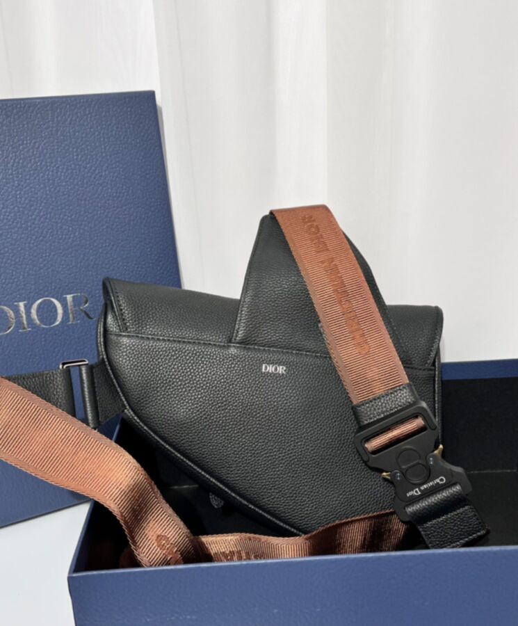 Dior Cactus Jack Dior Saddle Bag Black