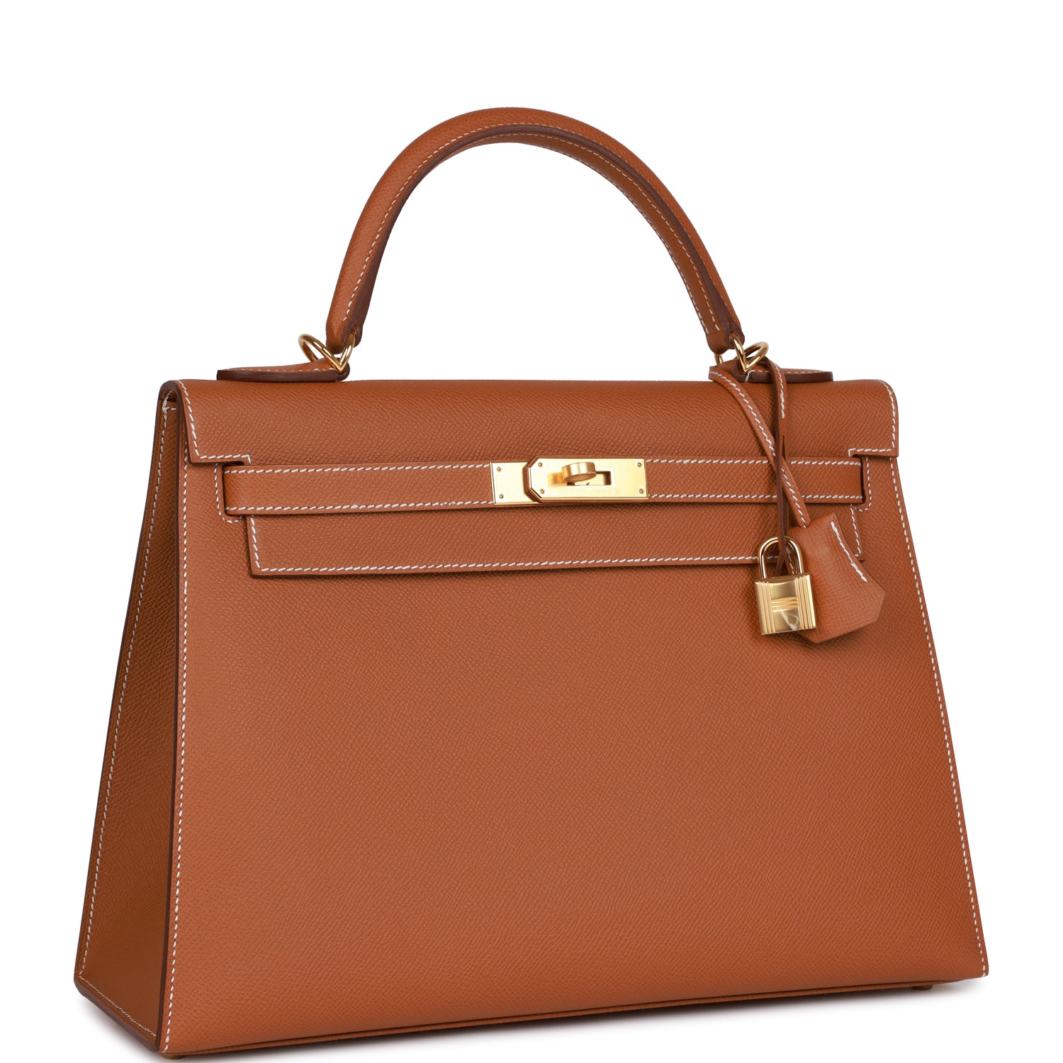 Hermès Kelly Sellier 32 Gold Epsom Gold Hardware