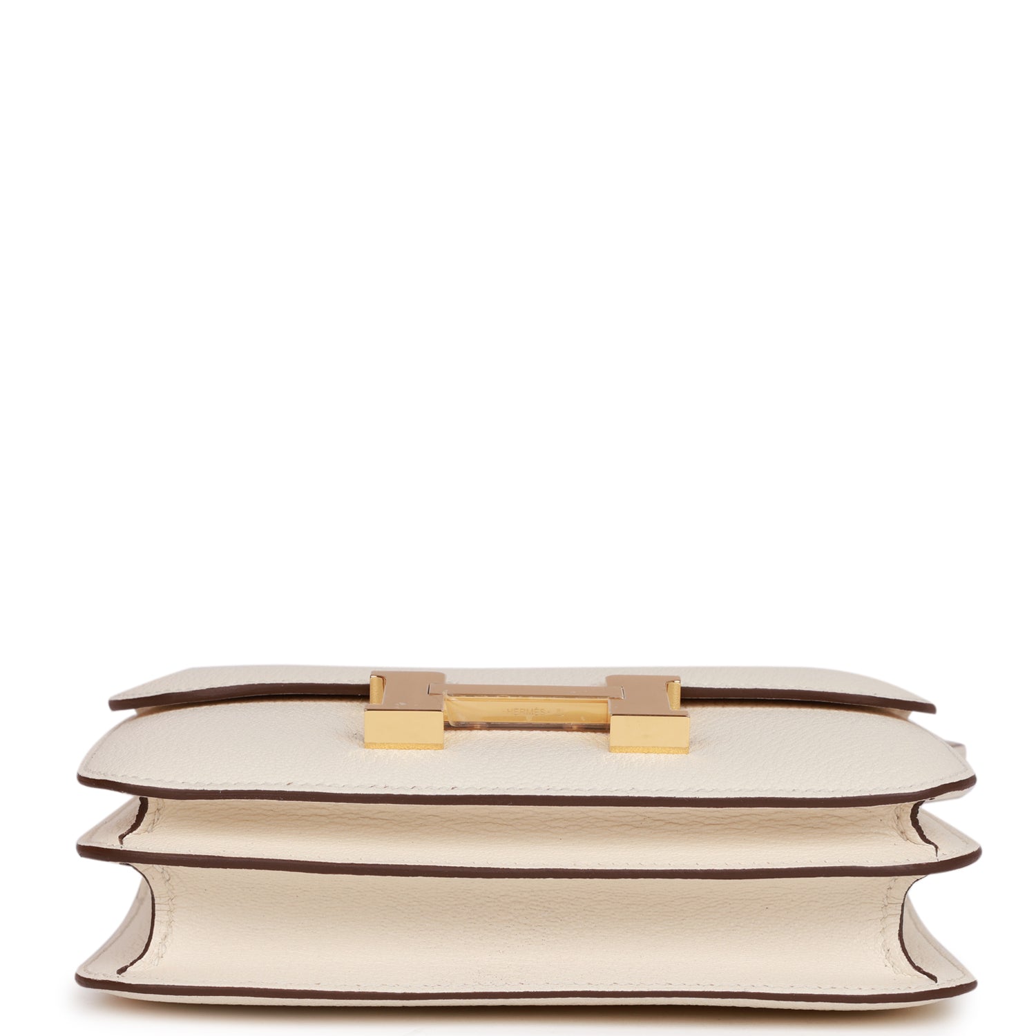 Hermès Constance 18 Nata Chevre Mysore Gold Hardware