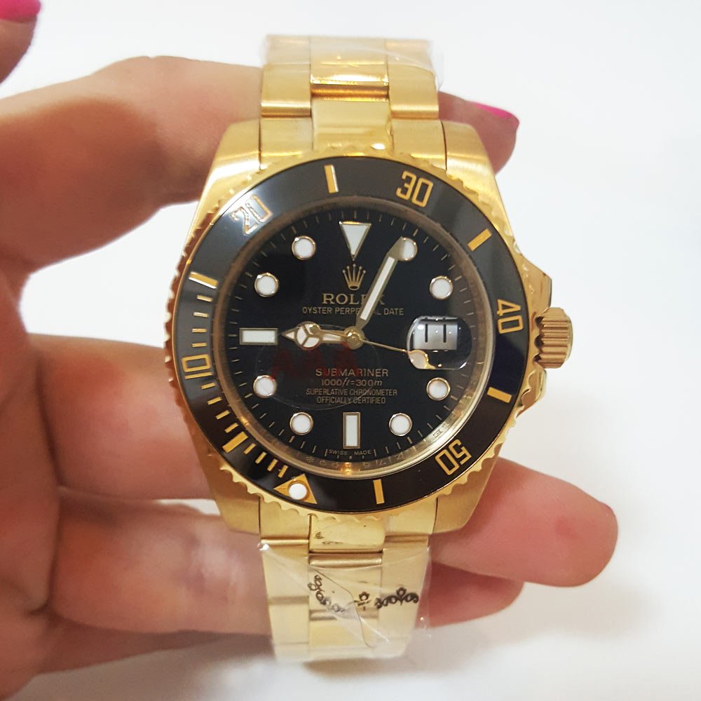 Replica Rolex Submariner 40mm Black Dial 116618LN-2