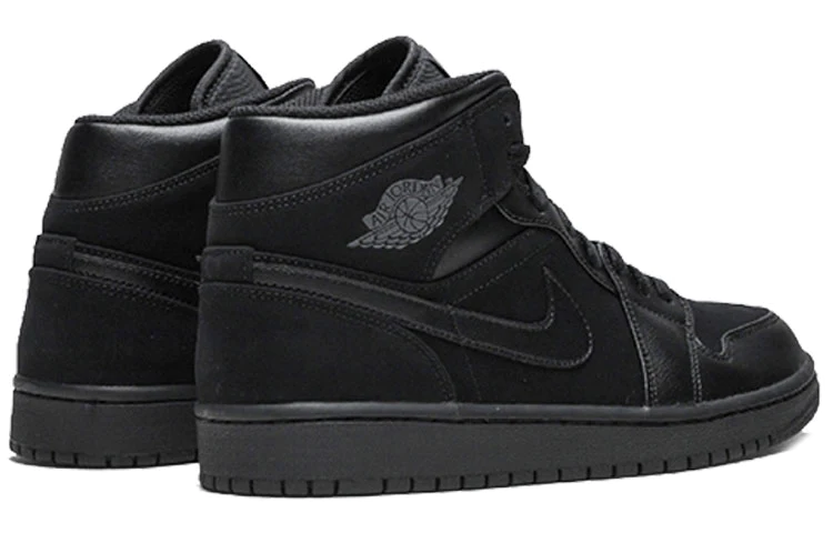 Air Jordan 1 Mid 'Triple Black 2018' 554724-050