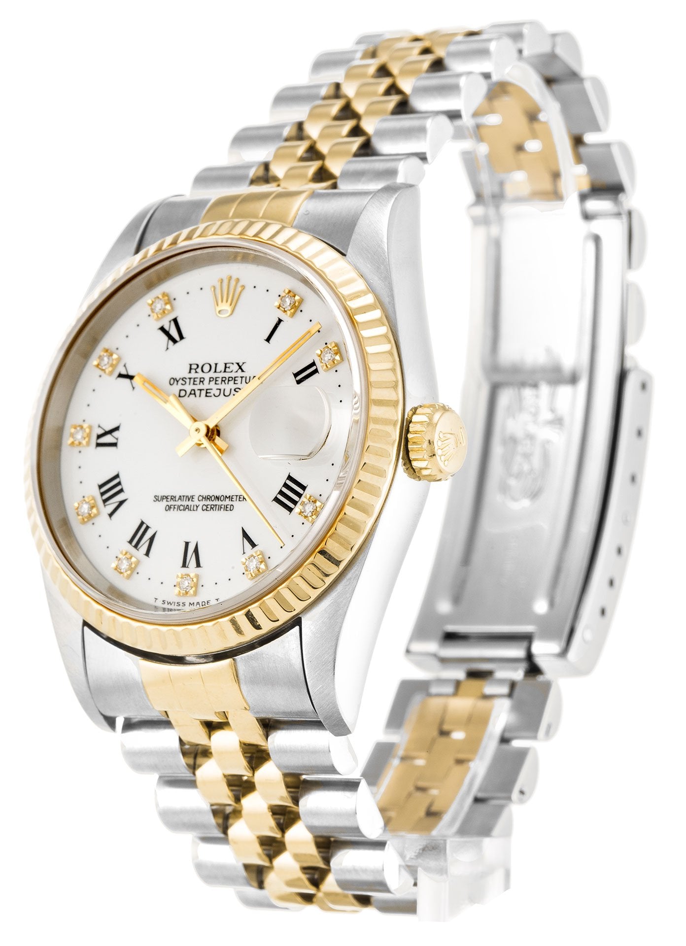 Rolex Datejust White Dial 16233