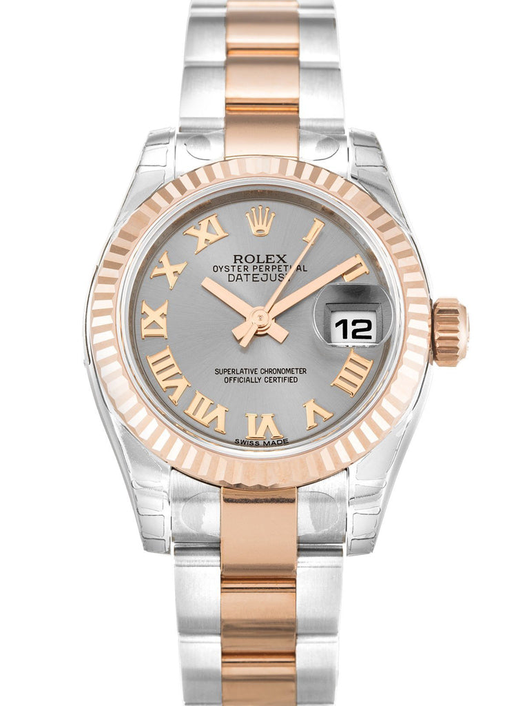 Replica Rolex Lady-Datejust 26mm Rhodium Dial 179171