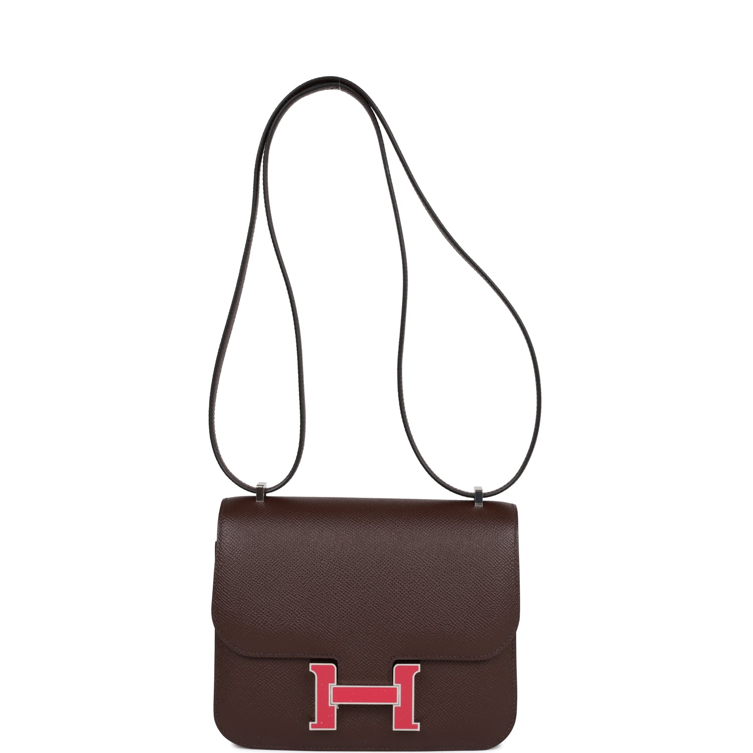 Hermès Constance 18 Rouge Sellier Epsom Palladium Hardware