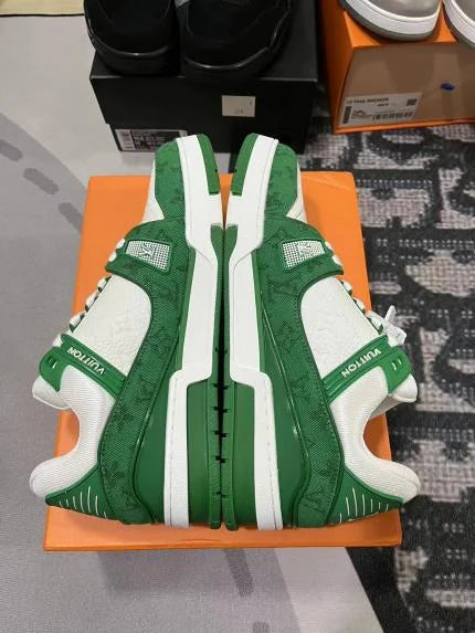 Trainer Sneaker 1A9JHX Green Denim