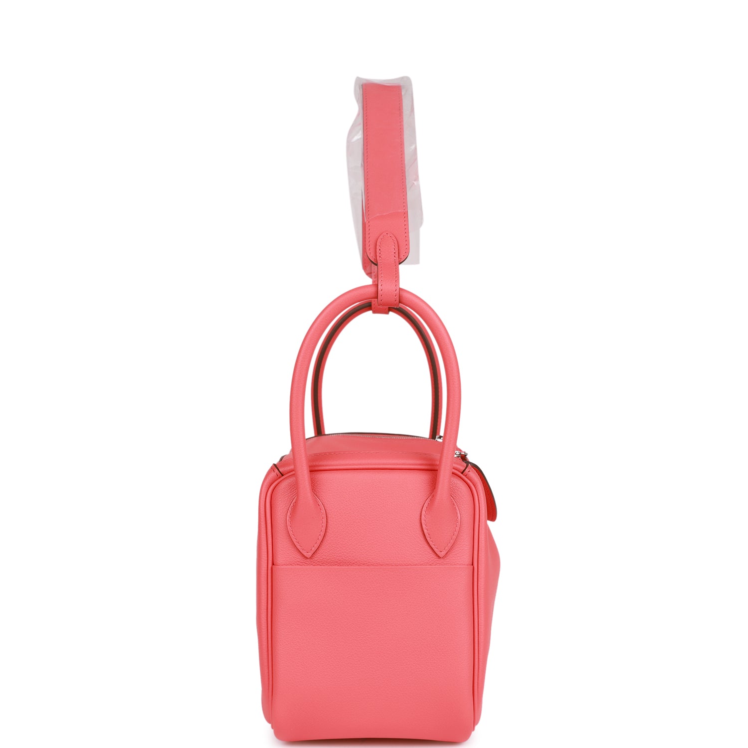Hermès Lindy 26 Rose Texas Evercolor Palladium Hardware