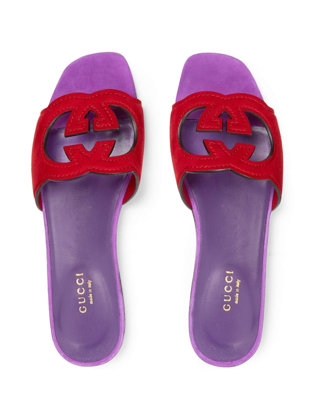 Interlocking G cut-out sandals