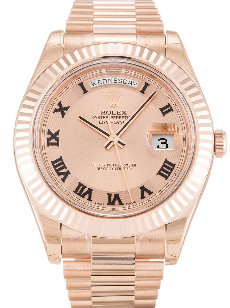 Replica Rolex Day-Date II 41mm Rose Dial 218235