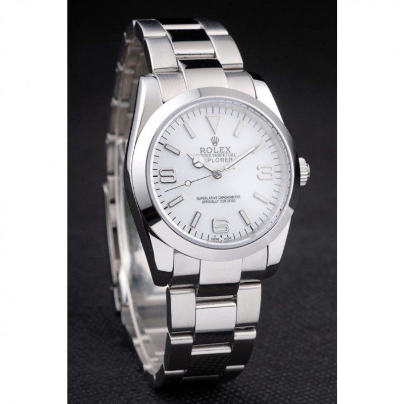 Replica Rolex Explorer 37mm Silver Dial 98086