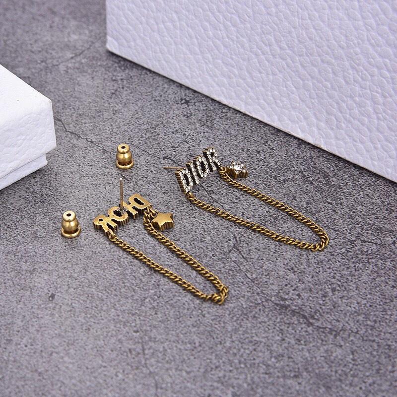 Fashion Letter Pendant Earrings