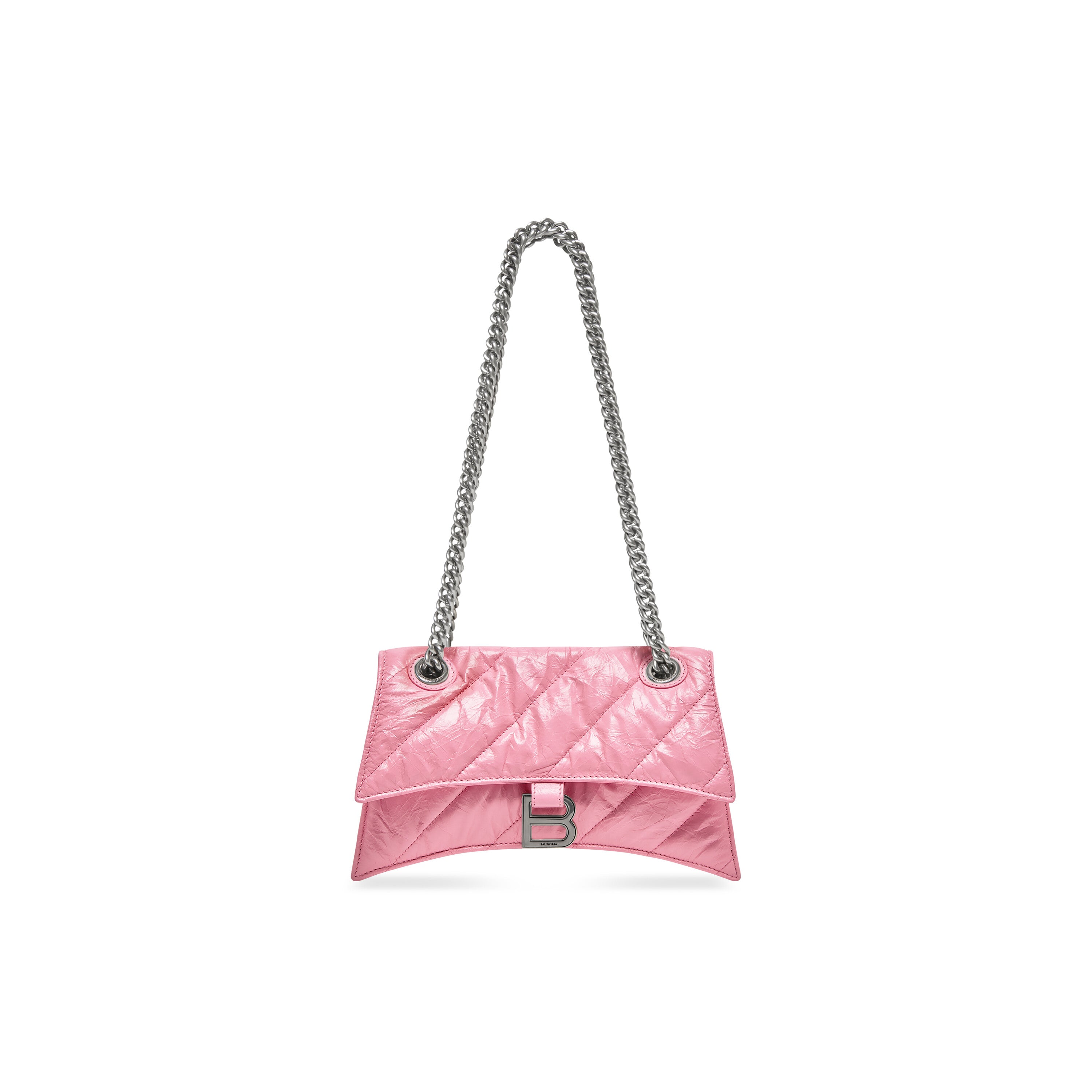 WOMEN'S CRUSH SMALL CHAIN BAG QUILTED IN PINK
