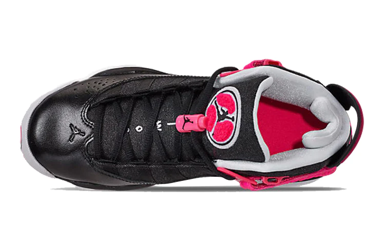 (GS) Air Jordan 6 Rings 'Black Pink' 323399-061
