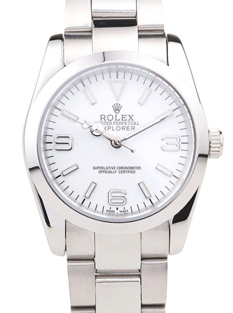 Replica Rolex Explorer 37mm Silver Dial 98086