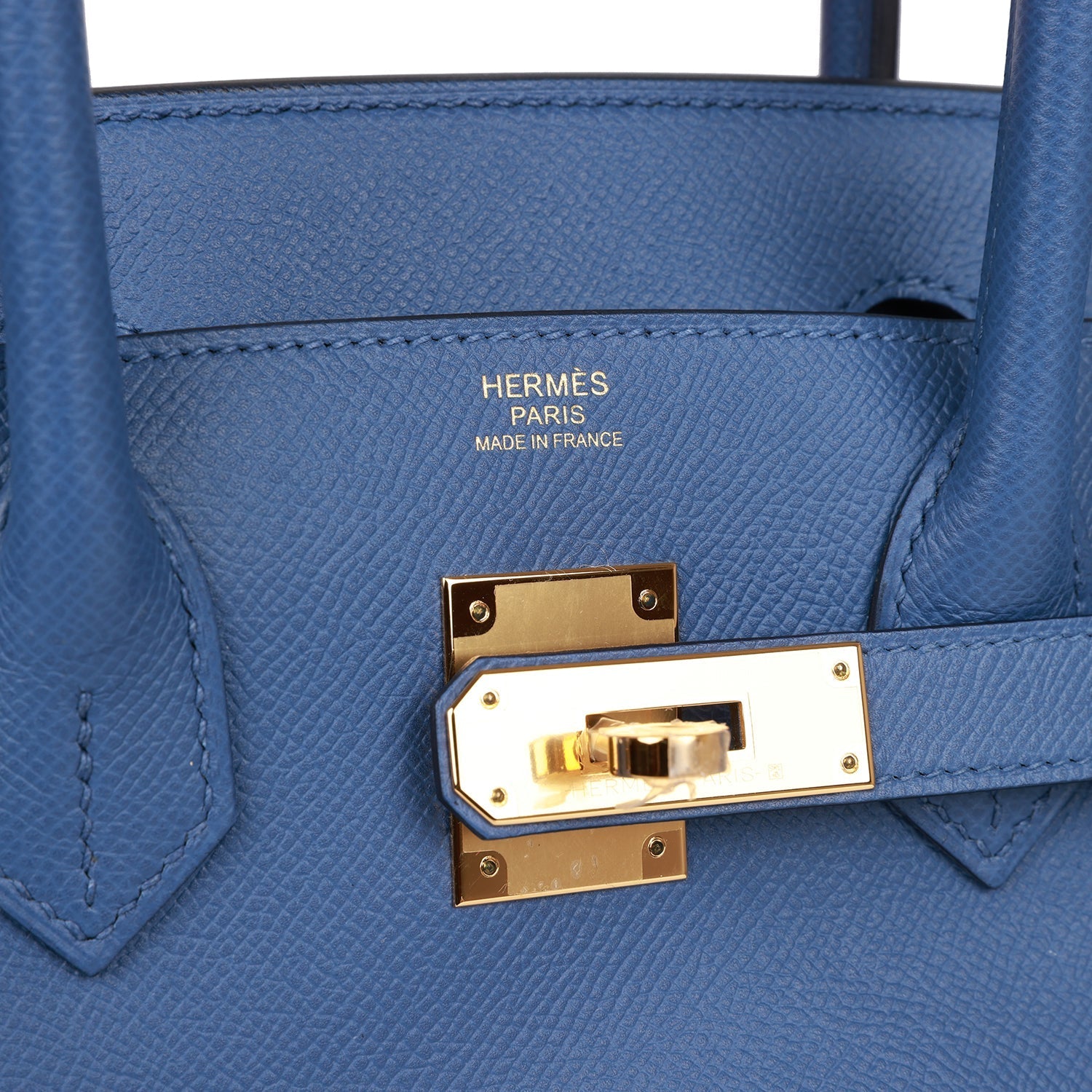 Hermès Birkin 30 Bleu Brighton Epsom Gold Hardware