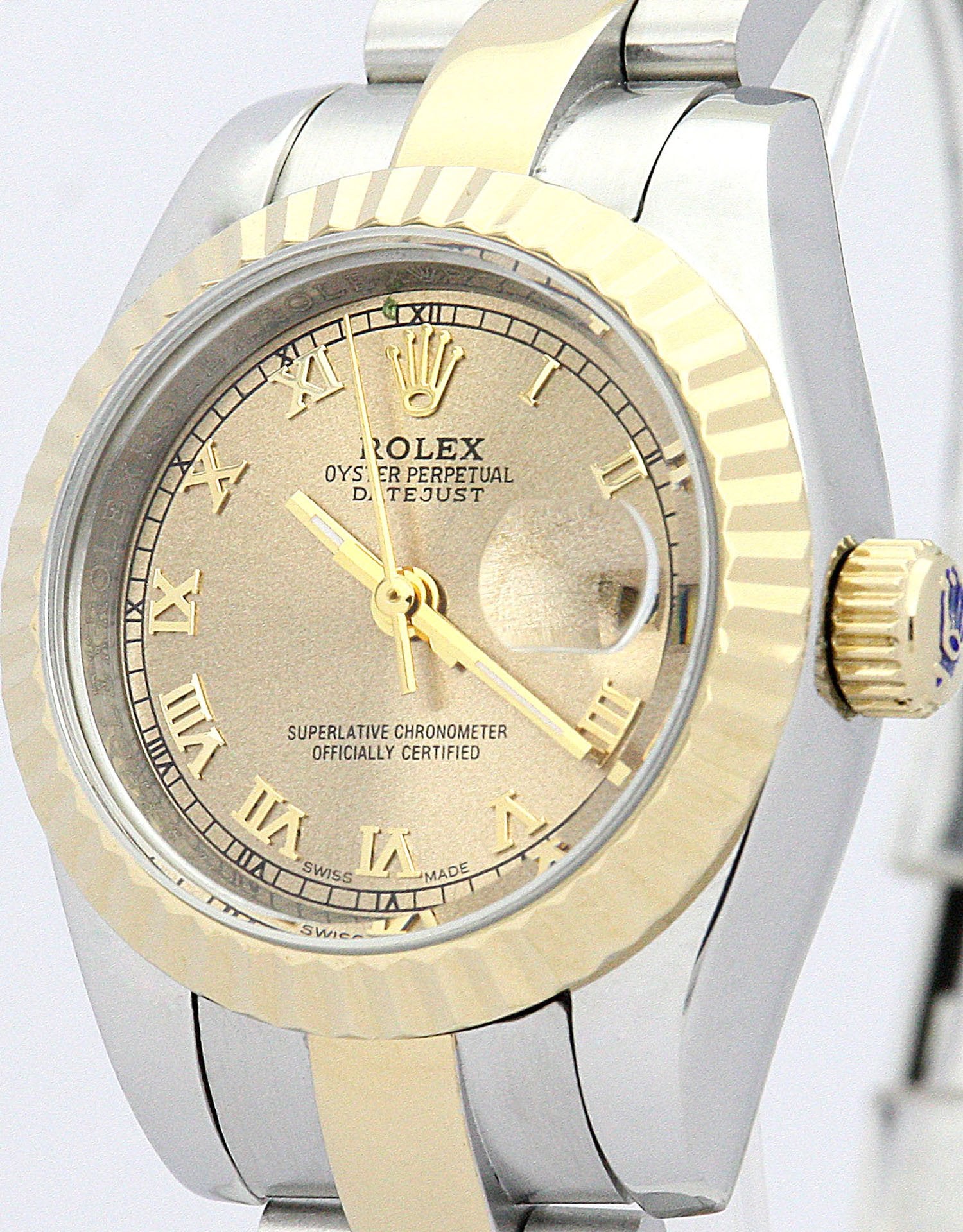 Replica Rolex Lady-Datejust 26mm Yellow Gold Dial 179163
