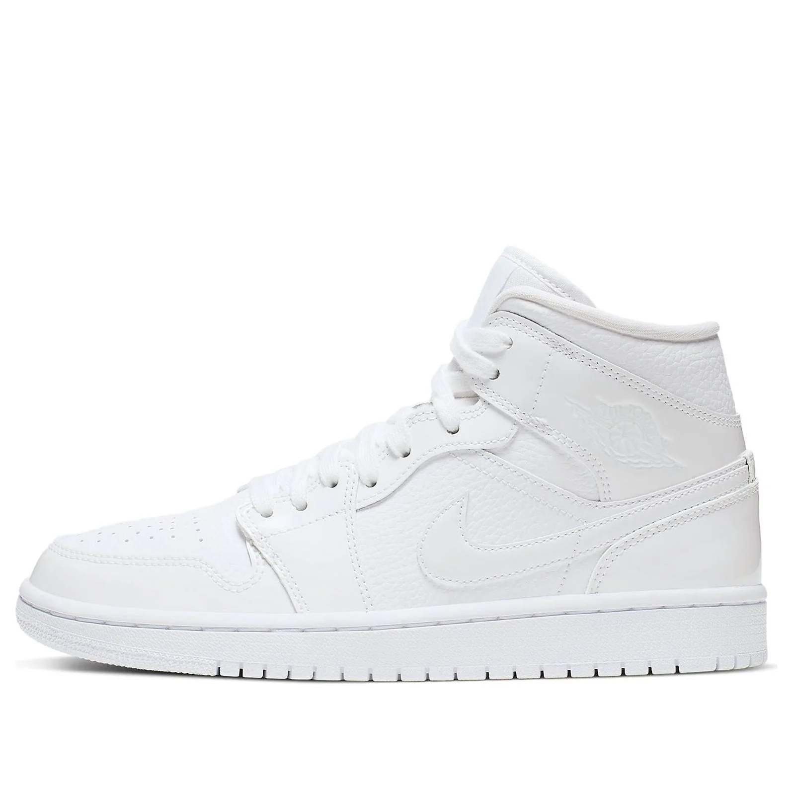 (WMNS) Air Jordan 1 Mid 'Triple White' BQ6472-100