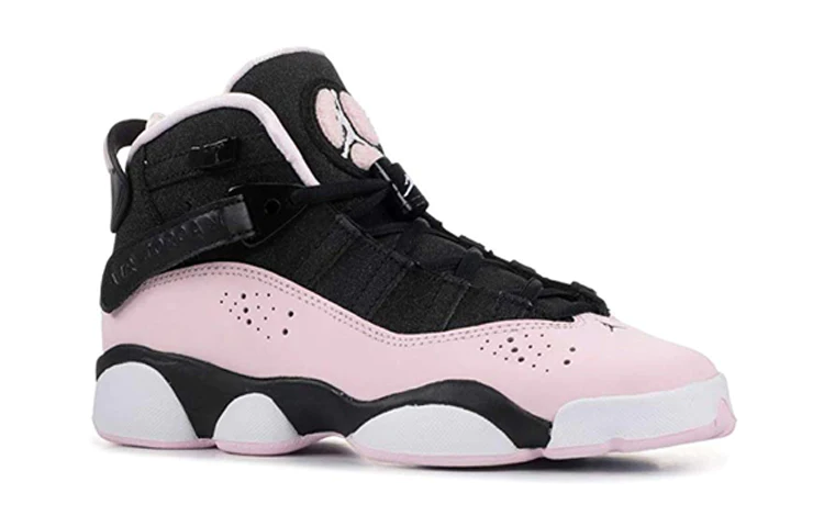 (GS) Air Jordan 6 Rings 'Black Pink Foam' 323399-006
