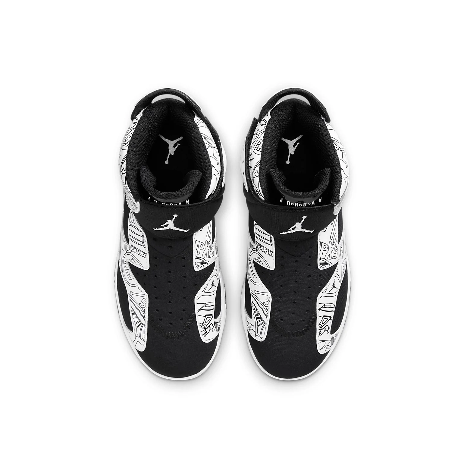 (PS) Air Jordan 6 Retro Little Flex SE 'Black White' DC4103-001