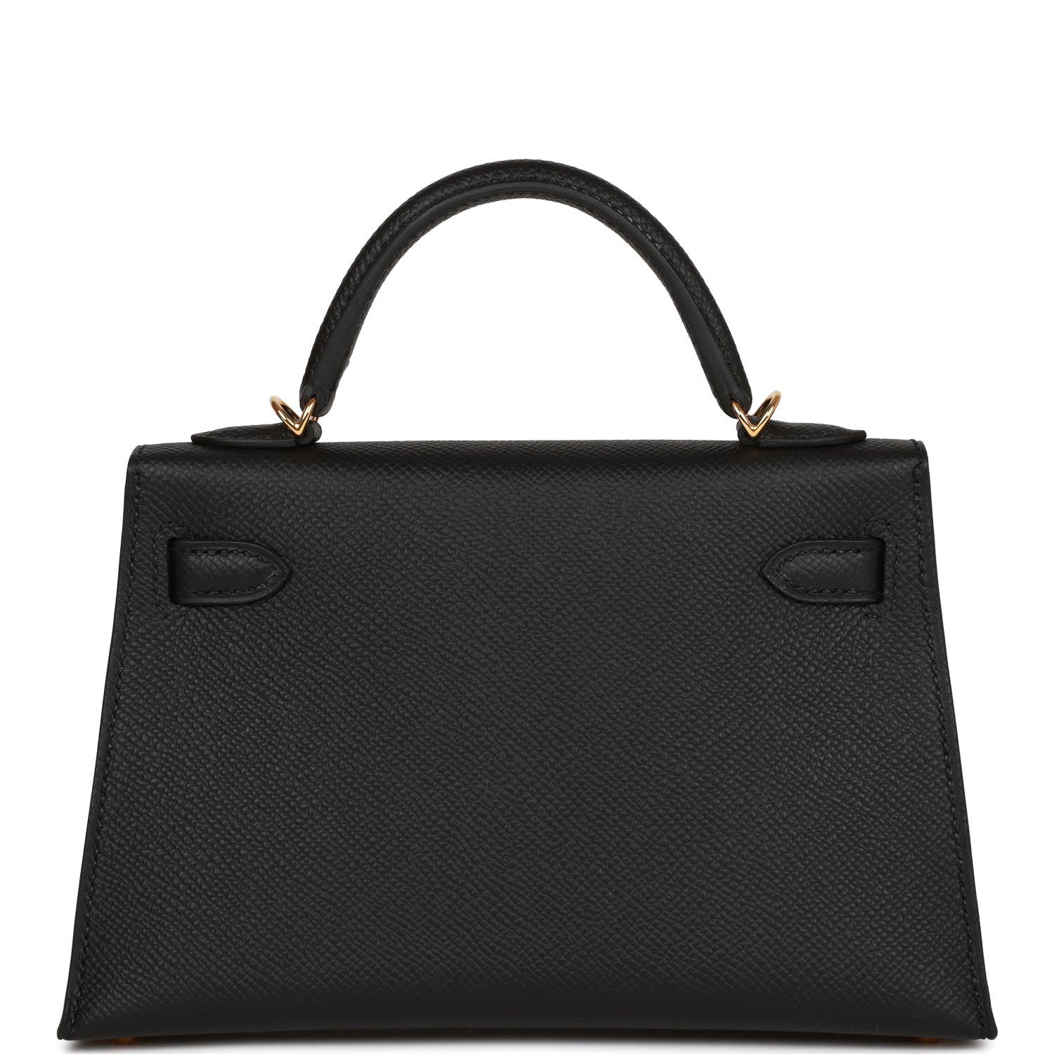 Hermès Kelly Sellier 20 Black Epsom Gold Hardware
