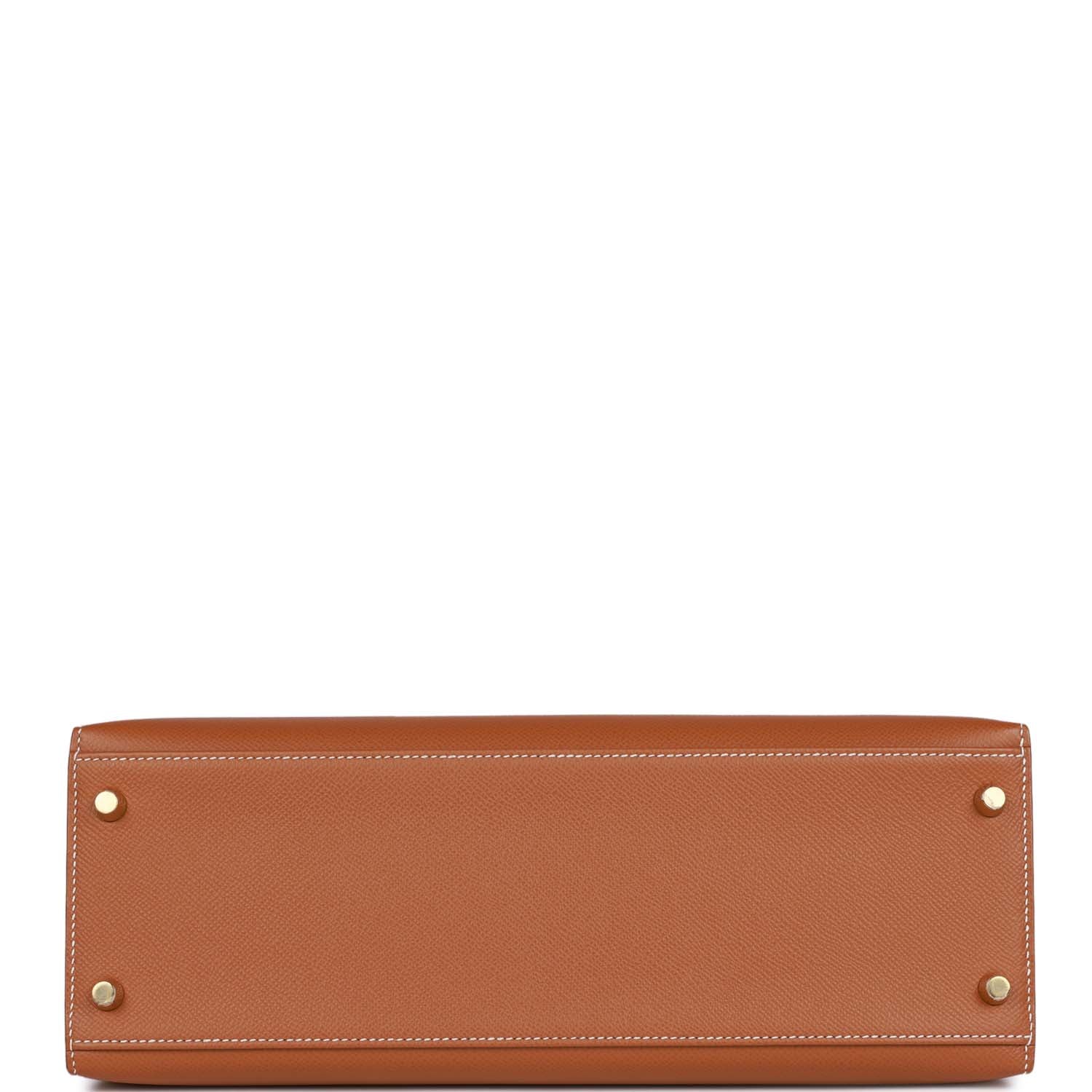 Hermès Kelly Sellier 32 Gold Epsom Gold Hardware