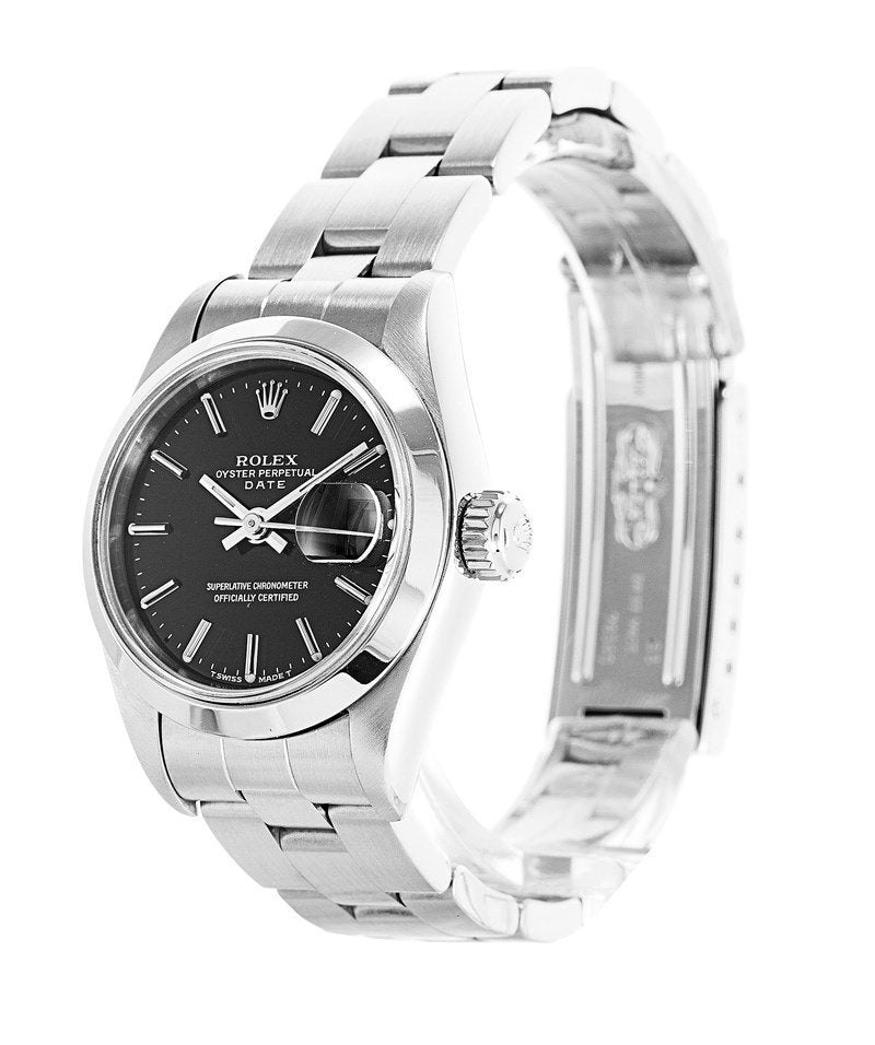 Rolex Datejust Black Dial Ladies 69160