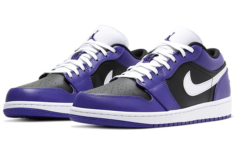 Air Jordan 1 Low 'Court Purple Black' 553558-501