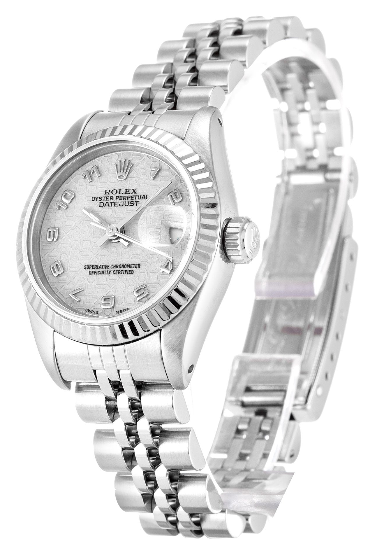 Replica Rolex Lady-Datejust 26mm Silver Dial 69174