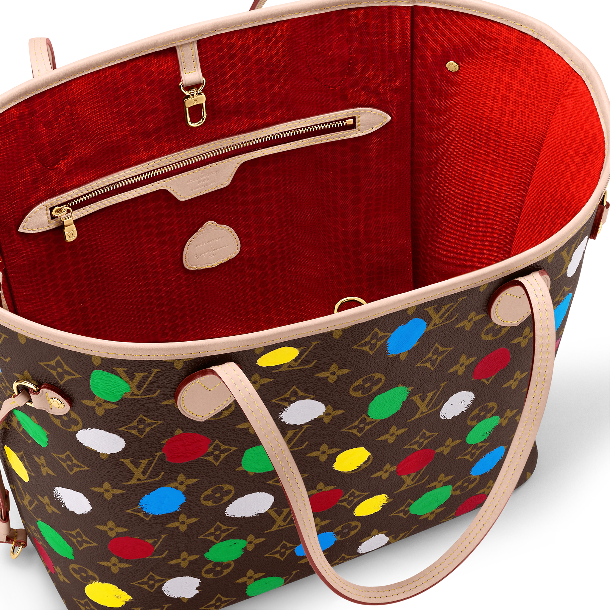 Louis Vuitton M46381 LV x YK Neverfull MM