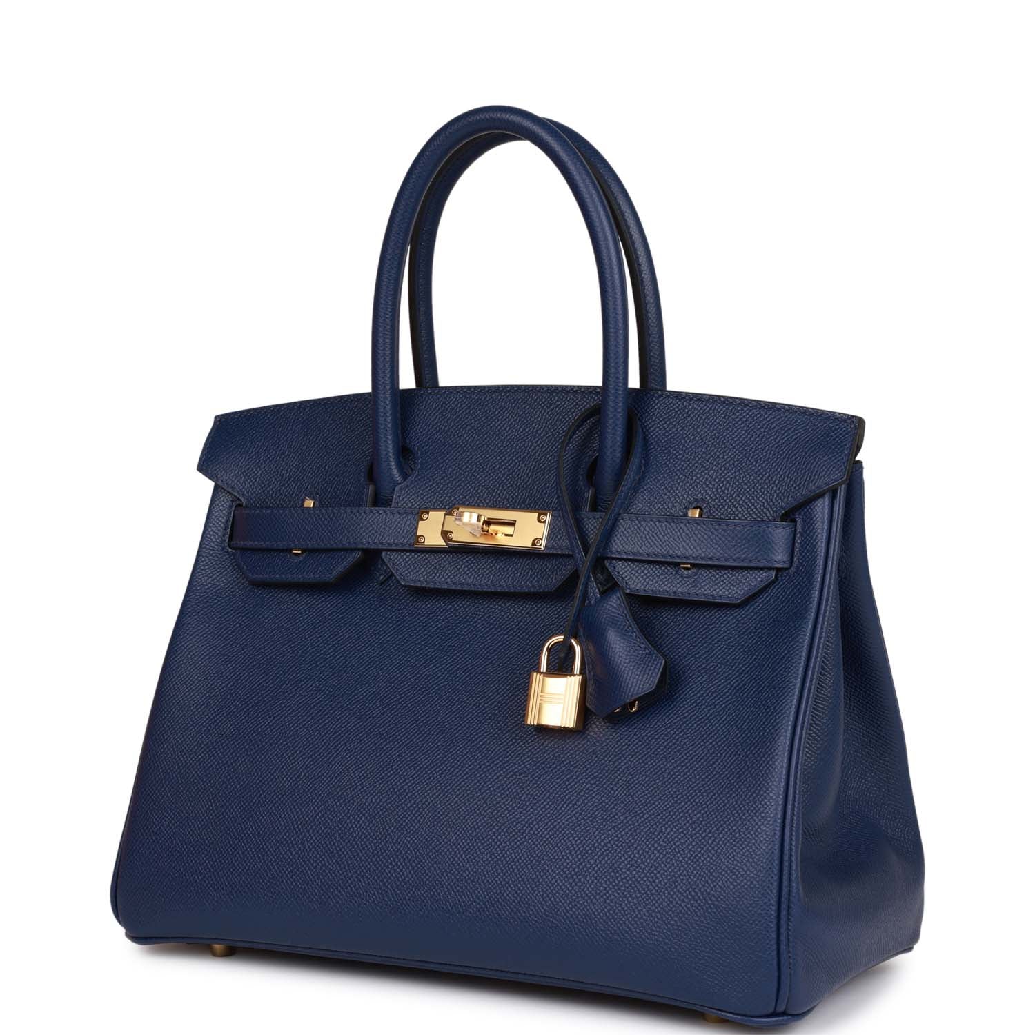 Hermès Birkin 30 Bleu Saphir Epsom Gold Hardware