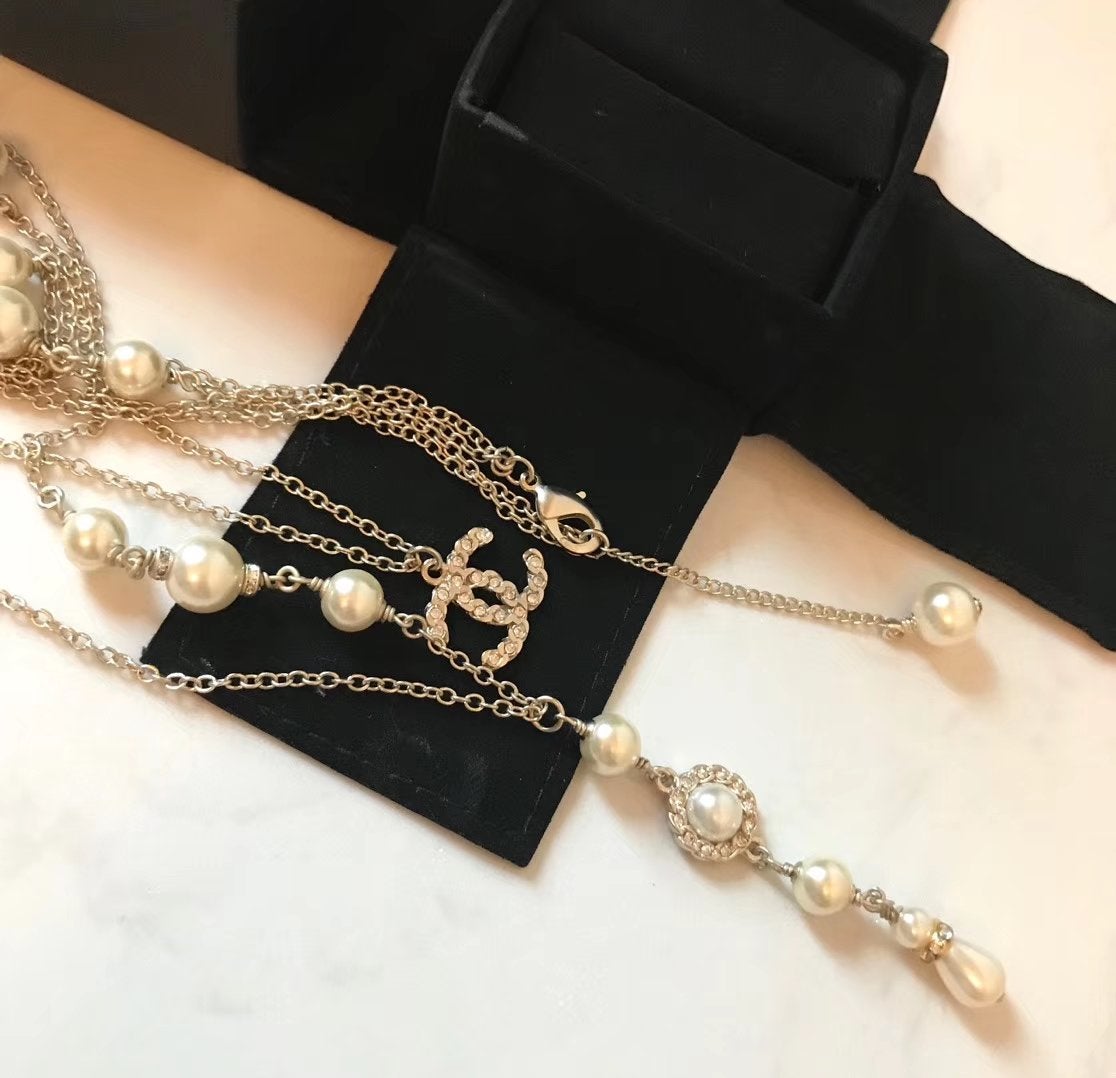 Fashion Double Pendant Necklace