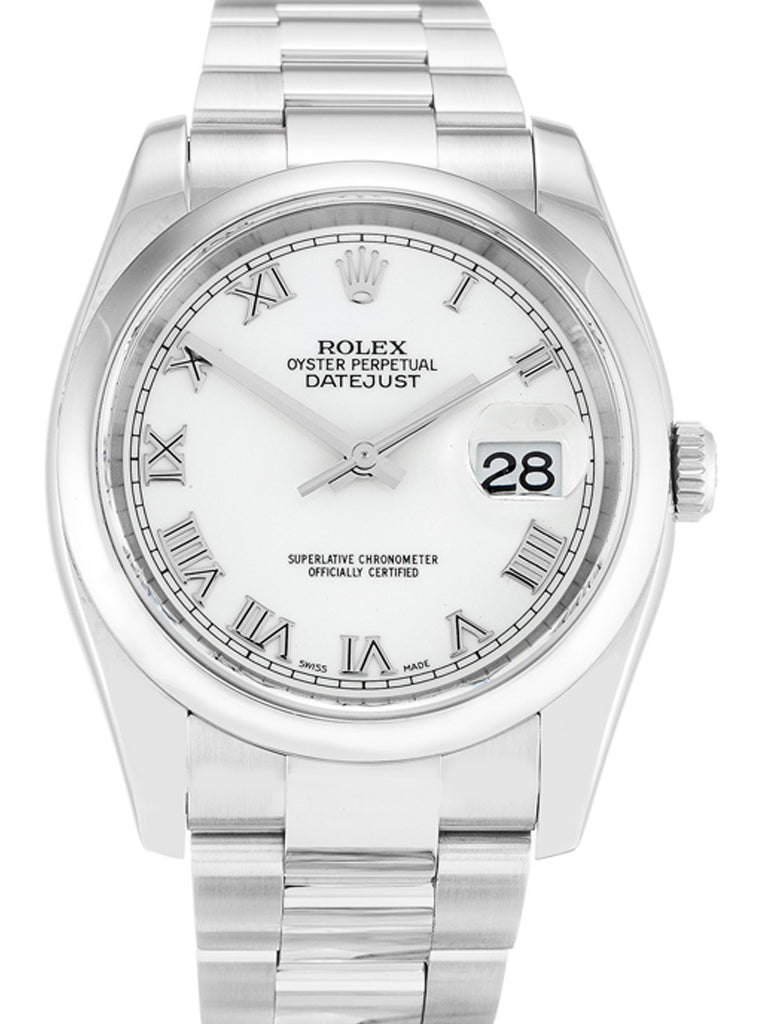 Replica Rolex Datejust 36mm White Dial 116200-2