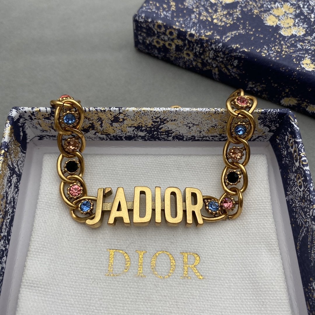 retro colored diamond bracelet