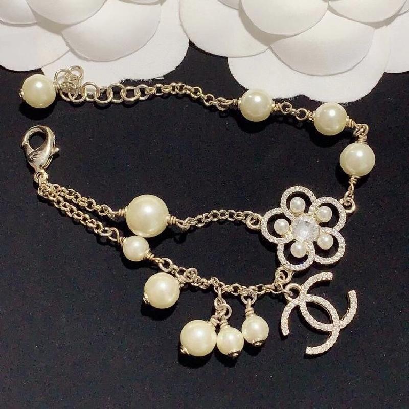 Luxury Double C Pearl Bracelet