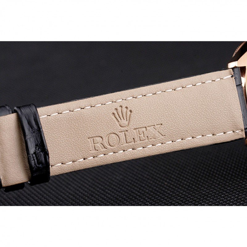 Superclone Rolex Cellini 38mm Black Dial REP016792