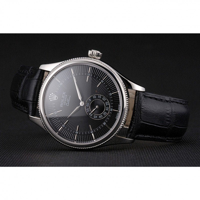 Superclone Rolex Cellini 38mm Black Dial REP016790