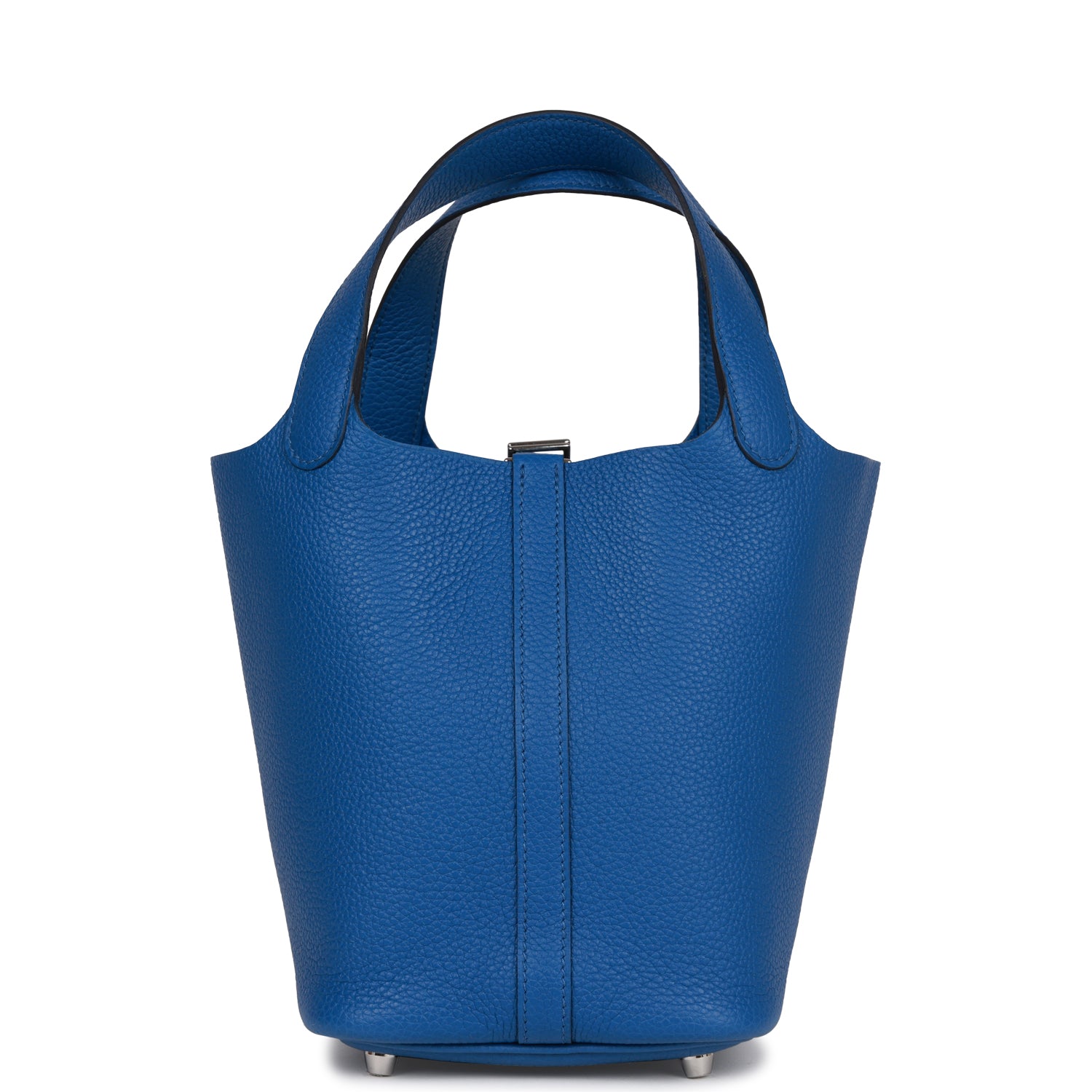 Hermès Picotin Lock 18 Bleu France Clemence Palladium Hardware