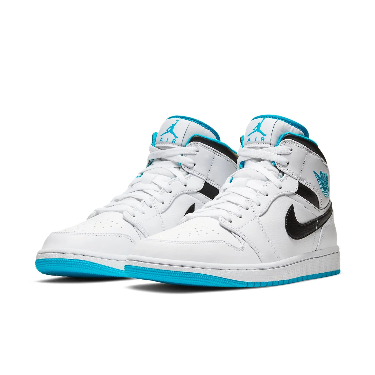 Air Jordan 1 Mid 'Laser Blue' 554724-141