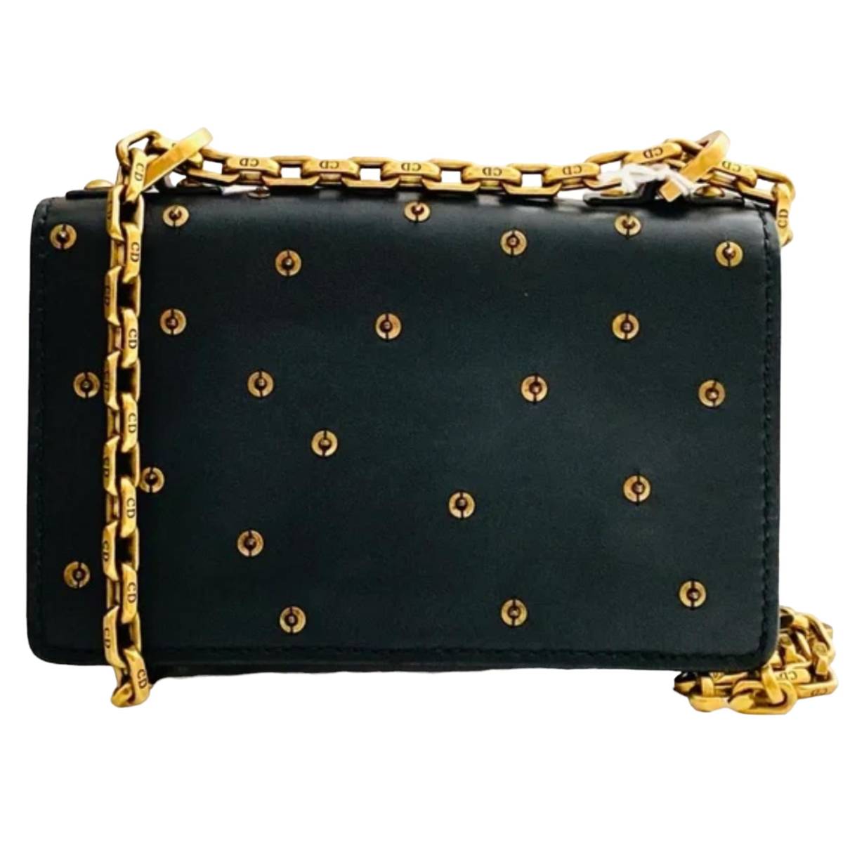 Christian Dior J'adior Chain Flap Bag Embellished Leather Mini