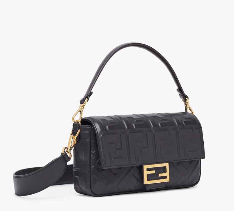 Fendi Baguette Black leather bag