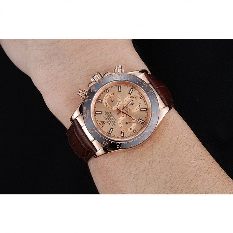 Replica Rolex Daytona 39mm Rose-Gold Dial 1454243