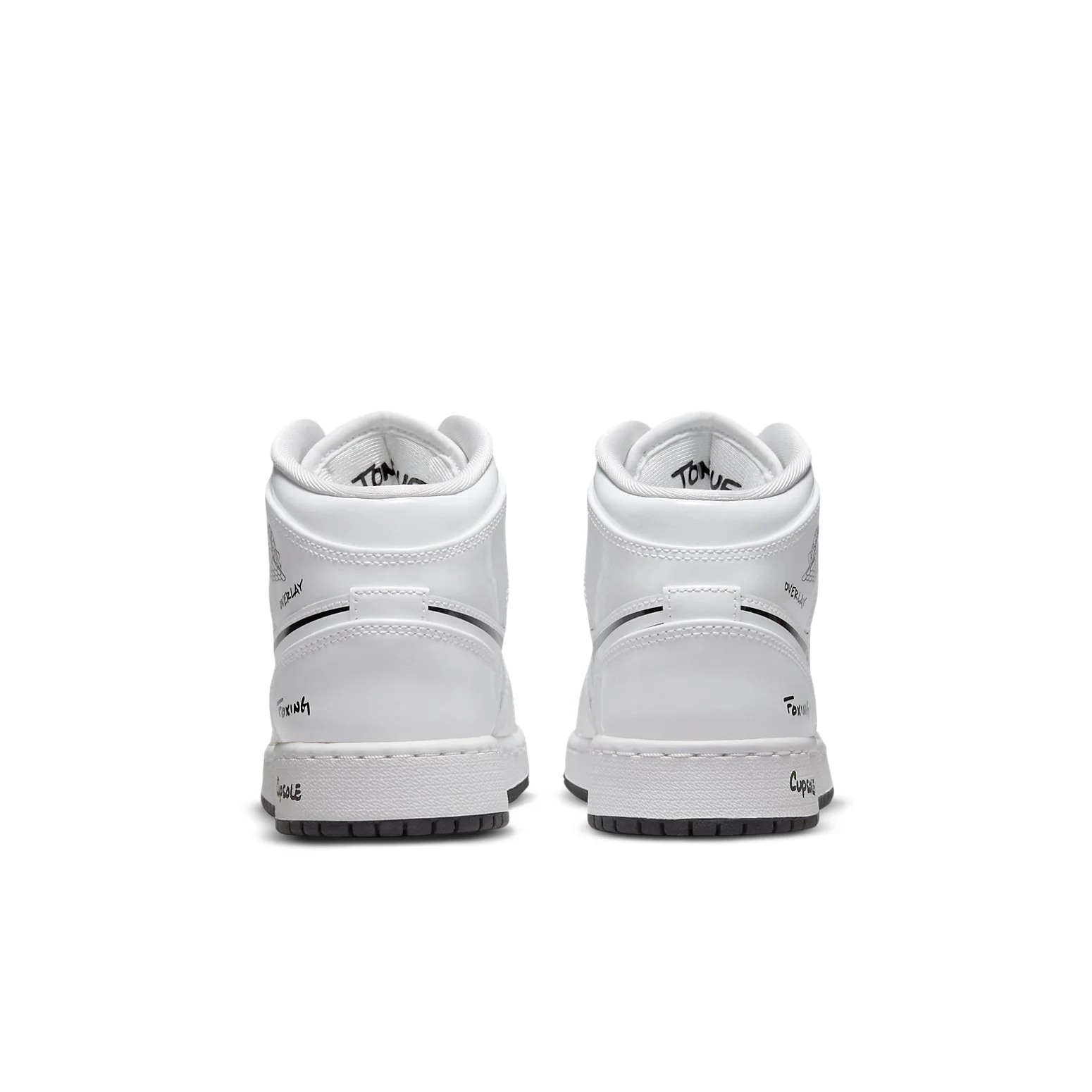 (GS) Air Jordan 1 Mid 'Schematic' DQ1864-100