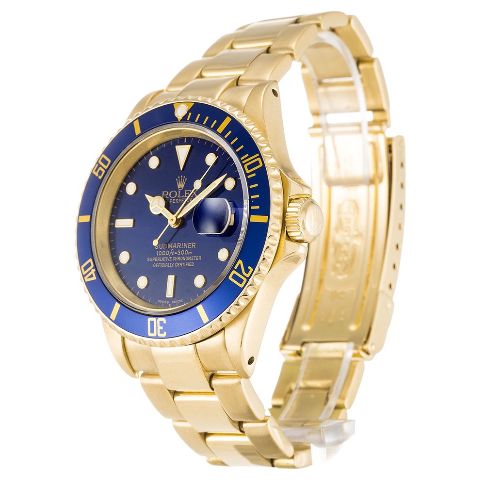 Replica Rolex Submariner 40mm Blue Dial 16618