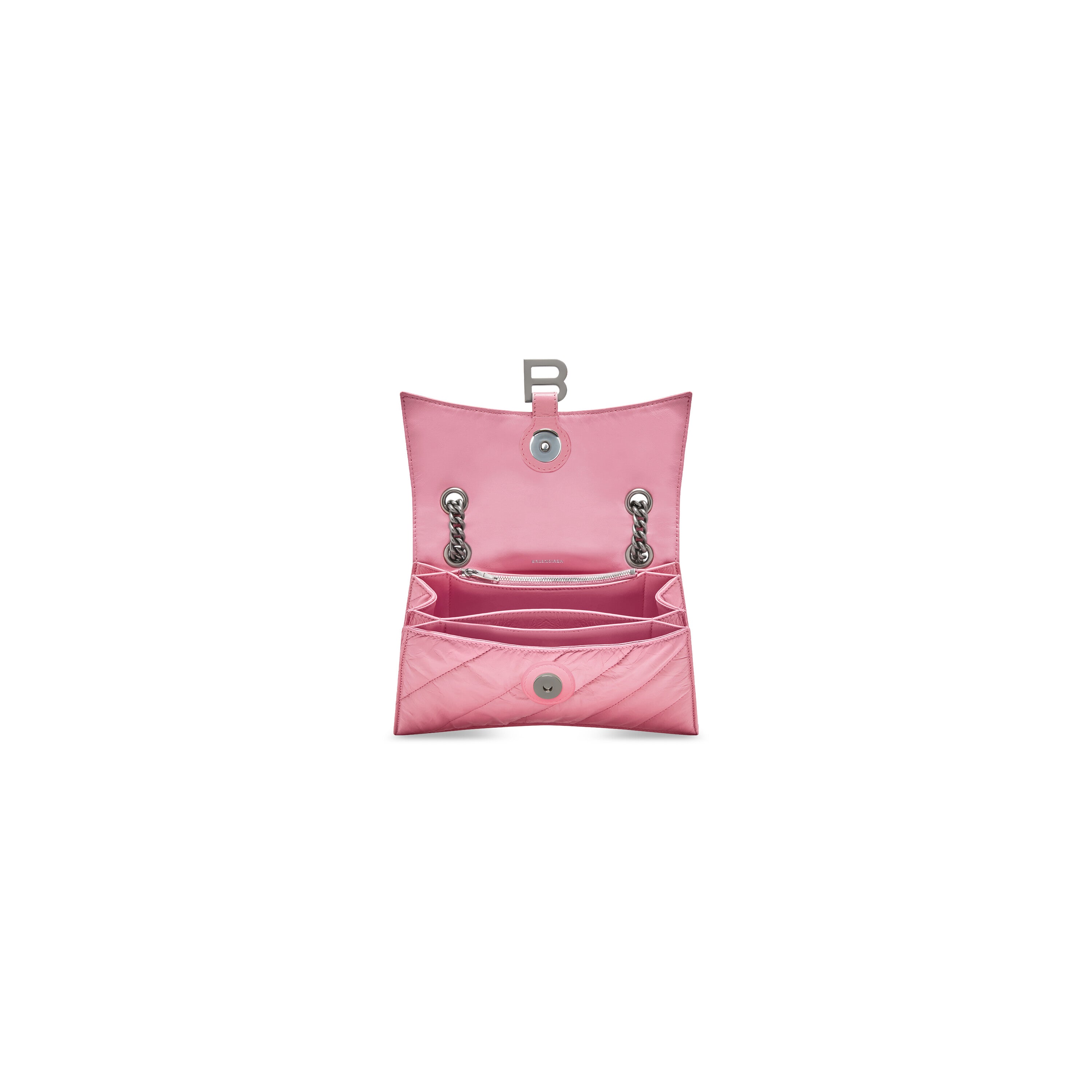 WOMEN'S CRUSH SMALL CHAIN BAG QUILTED IN PINK