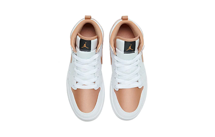 (PS) Air Jordan 1 Mid 'White Rose Gold' 640737-190
