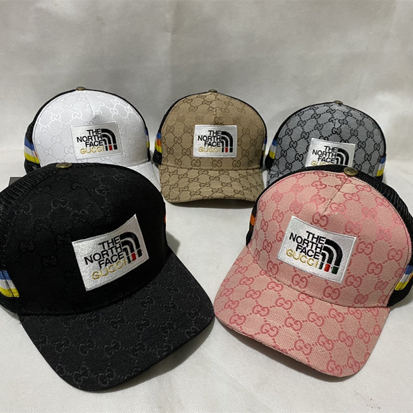Fashion printed hollow baseball cap