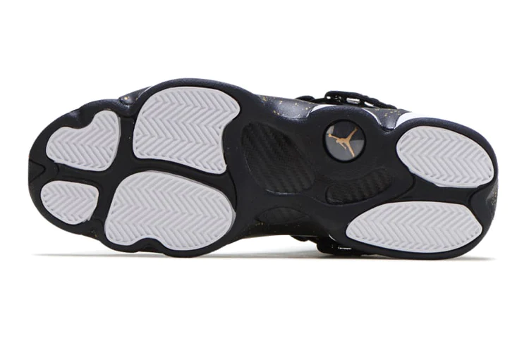 (GS) Air Jordan 6 Rings 'Black Metallic Gold' 323419-007