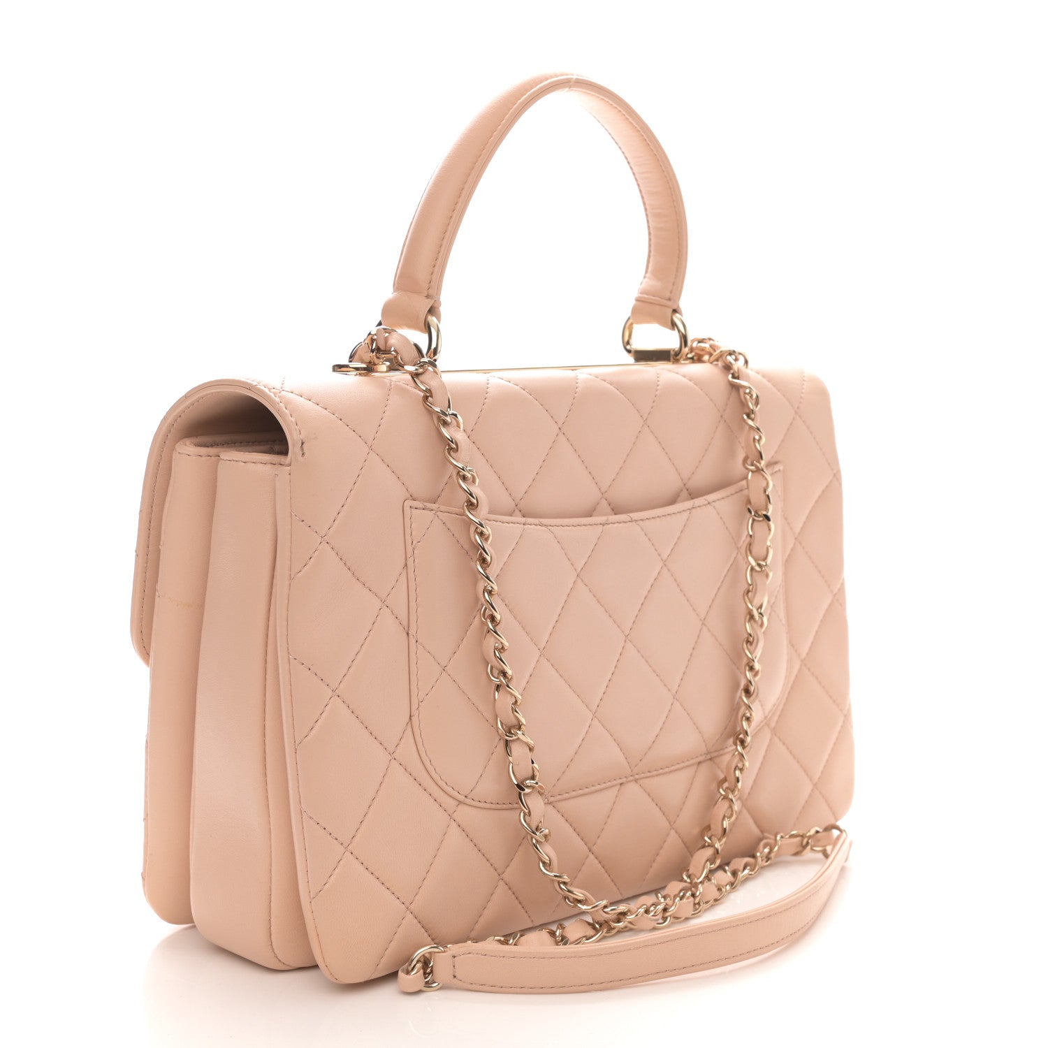 |Flap Bag with Top Handle