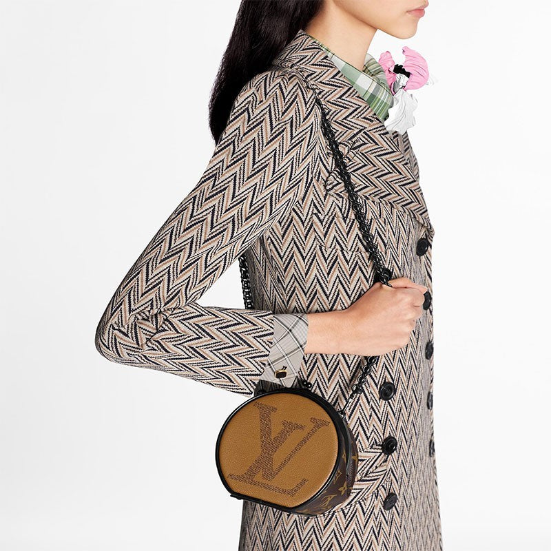 LV Round Bucket Tote