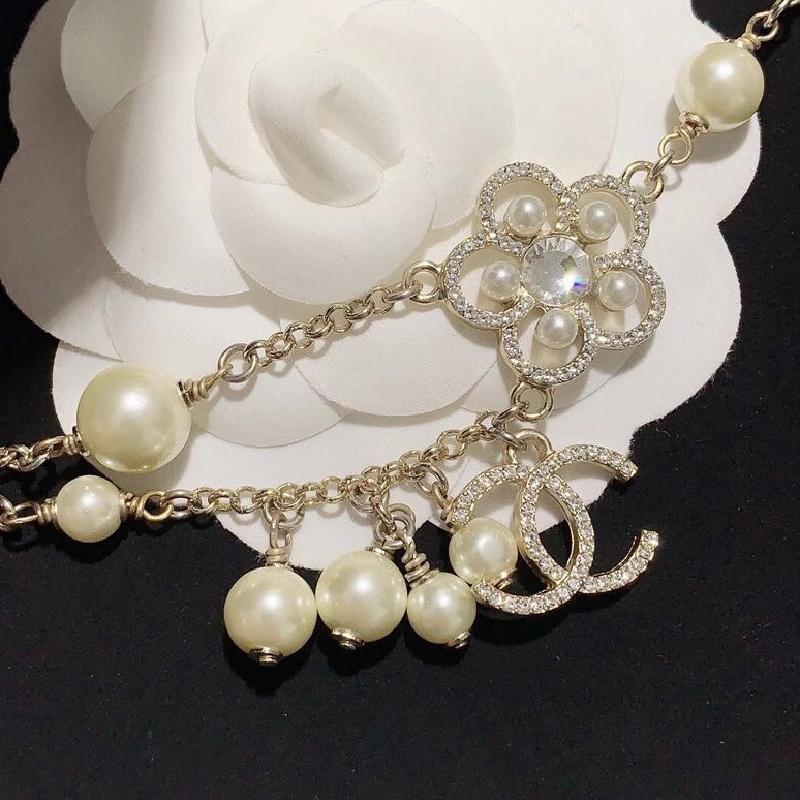 Luxury Double C Pearl Bracelet