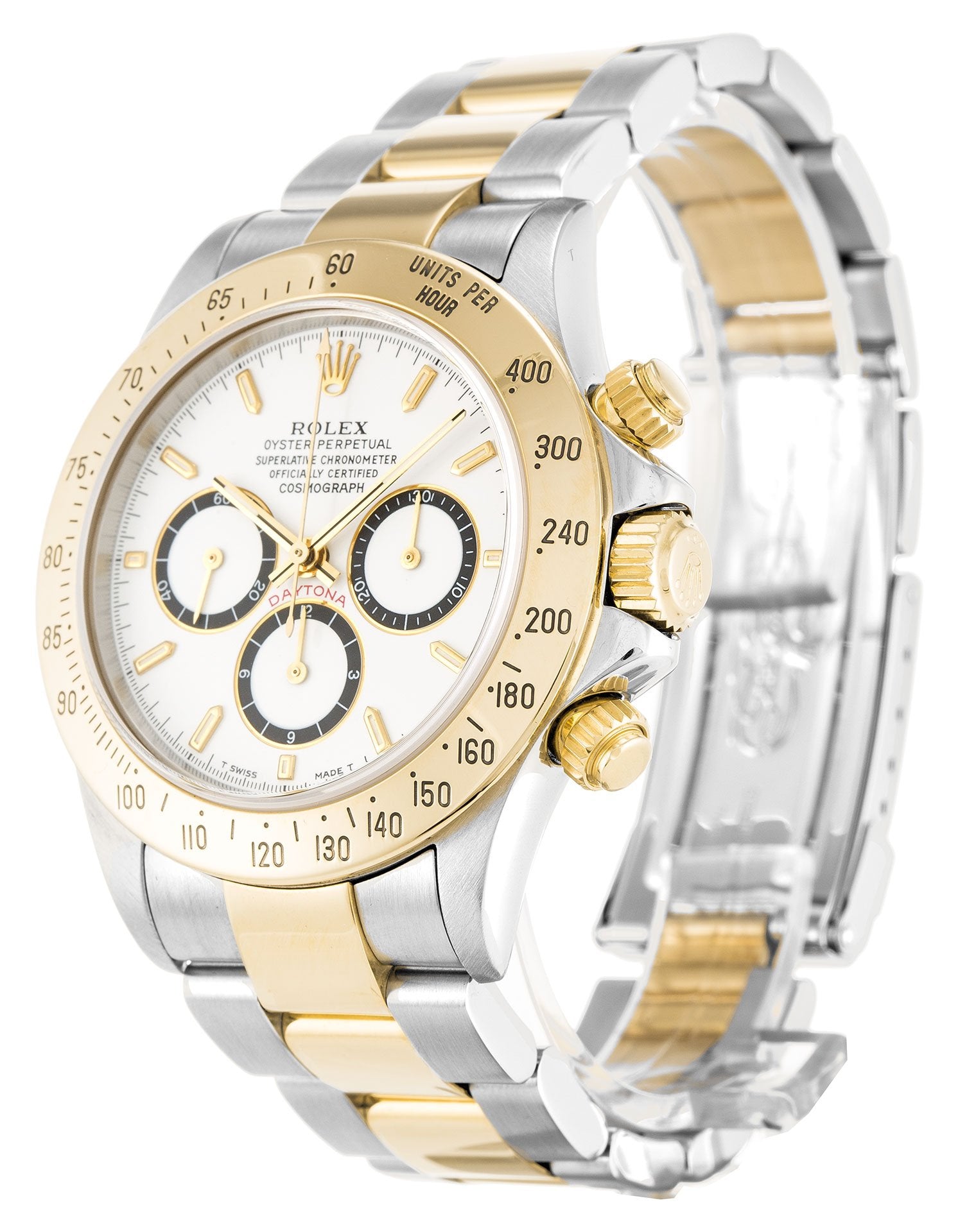 Replica Rolex Daytona 40mm White Dial 16523